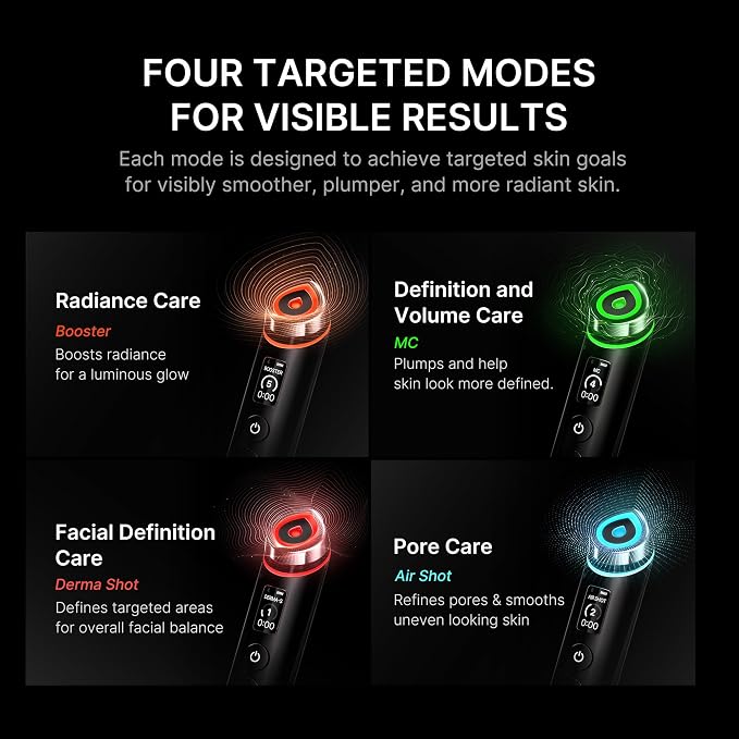medicube Age-R Booster Pro | 6-in-1 Real Glass Glow Device | Looking Glass Skin with Enhanced Absorption, Radiance, Elasticity,Pore Care | LED Anti-Wrinkle Device | Korean Skin Care