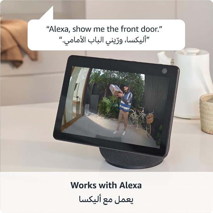 Amazon Echo Show 8 (newest gen), Vibrant HD 8.7" display with spatial audio, and Alexa, Graphite