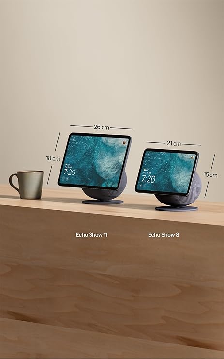 Amazon Echo Show 8 (newest gen), Vibrant HD 8.7" display with spatial audio, and Alexa, Graphite