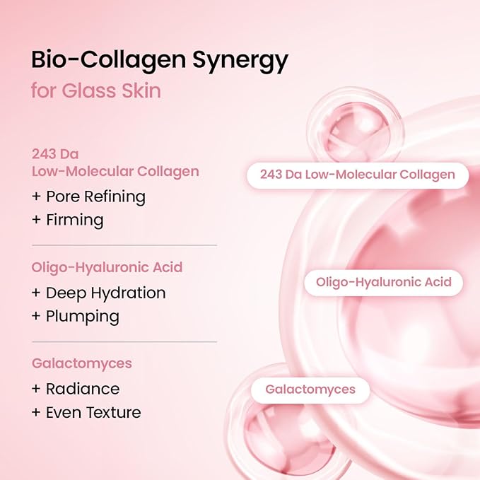 BIODANCE Bio-Collagen Real Deep Mask, Hydrating Overnight Mask, Water Locking, Pore Minimizing, Elasticity Improvement, 34g x4ea