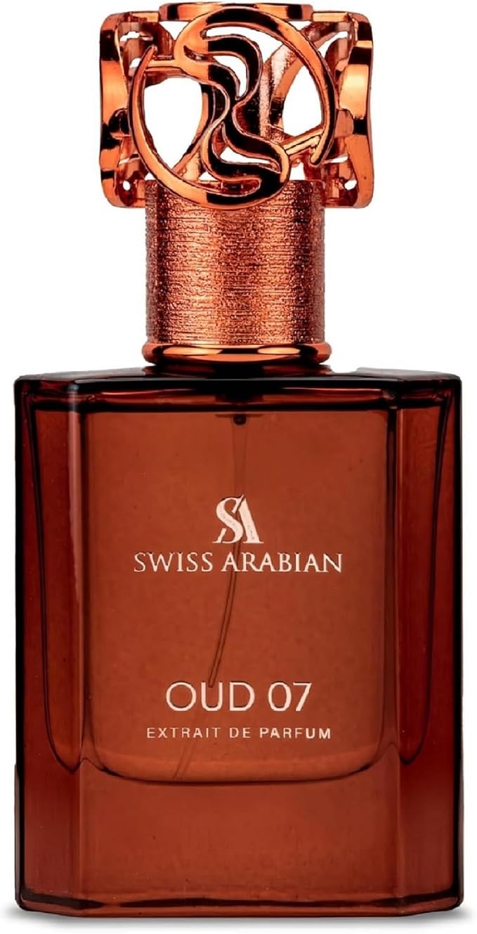 Swiss Arabian Oud 07 Extrait de Parfum, 50ml, Premium Quality Perfume, Unisex Fragrance, Oud, Gourmand, Luxurious Blend Perfume for Women and Men
