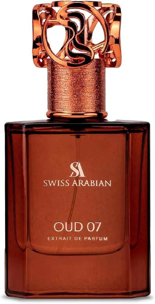 Swiss Arabian Oud 07 Extrait de Parfum, 50ml, Premium Quality Perfume, Unisex Fragrance, Oud, Gourmand, Luxurious Blend Perfume for Women and Men