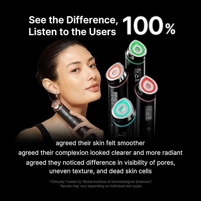 medicube Age-R Booster Pro | 6-in-1 Real Glass Glow Device | Looking Glass Skin with Enhanced Absorption, Radiance, Elasticity,Pore Care | LED Anti-Wrinkle Device | Korean Skin Care